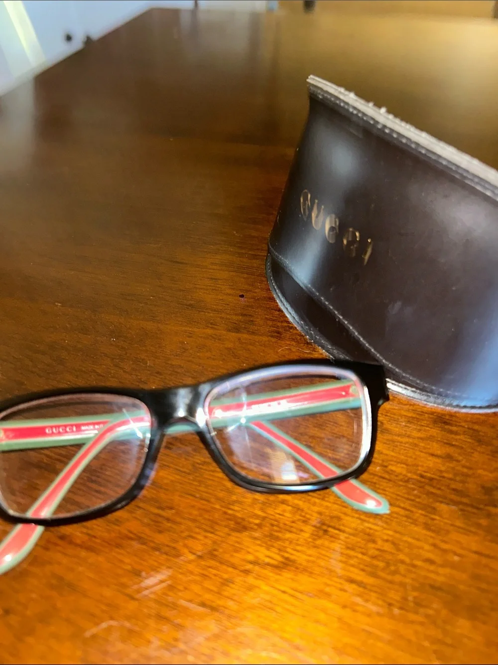 Gucci eyeglasses featuring